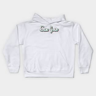 Retro San Jose Kids Hoodie